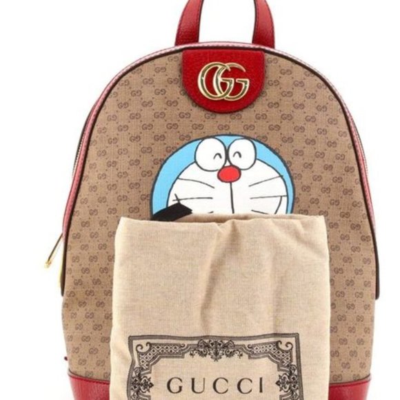NWT RARE Gucci x Doraemon Small Backpack - Picture 2 of 4
